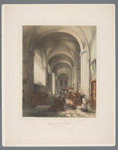 Innenraum der Abteikirche Rolduc von Alexander Schaepkens