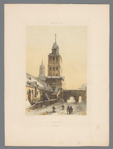 Sint-Servaasbasiliek in Maastricht, St Servais (Côté Nord) (Titel auf dem Objekt), Monuments de Maestricht (Serientitel)