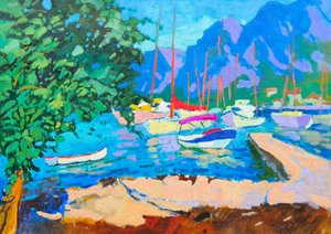 Lebendiger Mediterraner Hafen