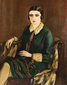 Porträt von Lilya Brik 1891-1978, 1921 von Alexander Silins