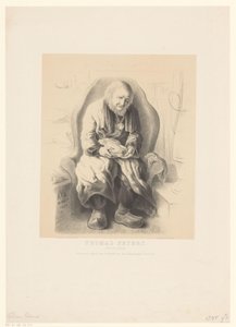 Porträt von Thomas Peters, 112 Jahre alt von Alexander Ver Huell