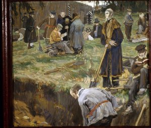 Die Dekabristen verbannt nach Chita in Sibirien nach dem Putschversuch am 14. Dezember 1825