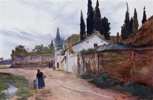 Außerhalb der Stadtmauern, Sevilla von Alexander Wallace Rimington
