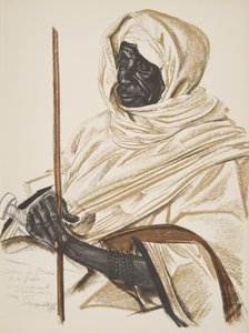 Aim Gabo, Sultan von Birao, aus Dessins et Peintures d