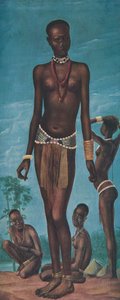 Daboa, junges Mädchen Sara (Fort Archambault), aus Dessins et Peintures d