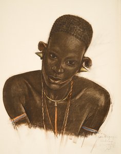 Femme MGogo (Dodoma), aus Dessins et Peintures d