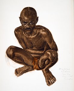 Masua, Tike-Tik (Arebi) Haut Ouelle, aus Dessins et Peintures d