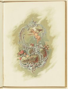 Programm für das Ballett La Perle von Marius Petipa und Riccardo Drigo, 1896