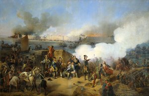 Erstürmung der schwedischen Nöteborg-Festung durch russische Truppen, 11. Oktober 1702, 1846 von Alexander von Kotzebue
