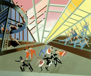 Lichtprojekt für ein Ballett, veröffentlicht 1930 von Alexandra Alexandrowna Exter
