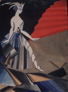 Salomé. Kostümentwurf für das Stück Salomé von O. Wilde, 1917