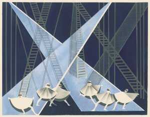 Bühnenbild aus dem Portfolio Décors de Théâtre, 1930
