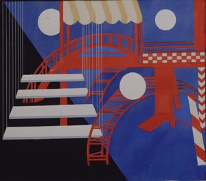 Bühnenbild Revue für die Ausgabe Décors de Théâtre, 1927 von Alexandra Alexandrowna Exter