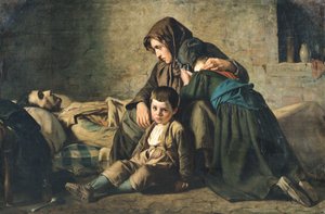 Der Tod des Armen von Alexandre Antigna