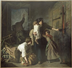 Das Feuer, 1850 von Alexandre Antigna