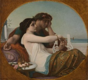 Algen und Bonifatius, ca. 1857 von Alexandre Cabanel