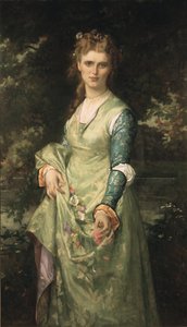 Christina Nilsson als Ophelia von Alexandre Cabanel