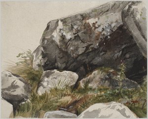 Felsige Landschaft von Alexandre Cabanel