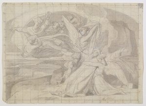 Studie für Der Tod des Moses, 1851