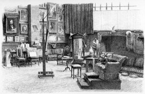 Das Atelier, um 1880-1882