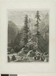 Alpenlandschaft von Alexandre Calame