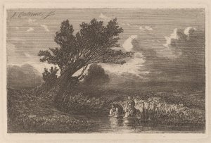 Wäscherinnen von Alexandre Calame