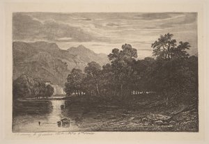 Bergfluss von Alexandre Calame