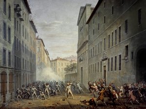 Der Tag der Ziegel in Grenoble am 7. Juni von Alexandre Debelle