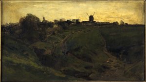 Blick auf Montmartre, Nordwestseite von Alexandre Defaux