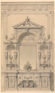Entwurf für Meuble de Vestibule