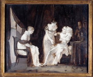 Napoleon mit dem König von Rom von Alexandre Evariste Fragonard