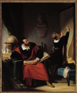 Die Vorlesung von Heinrich IV. (1553-1610). Der zukünftige König von Frankreich mit seinem Lehrer von Alexandre Evariste Fragonard