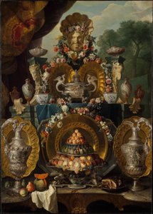Stillleben mit Silber von Alexandre Francois Desportes