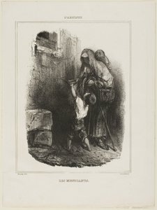 Bettler von Alexandre Gabriel Decamps
