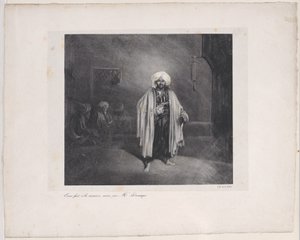 Stehender Türke, 1831 von Alexandre Gabriel Decamps