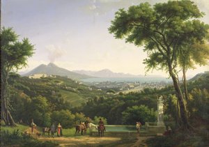 Blick auf Neapel von Capodimonte, 1813