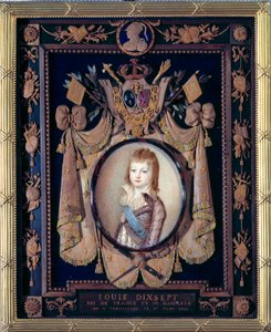 Porträt des Delfins Louis XVII