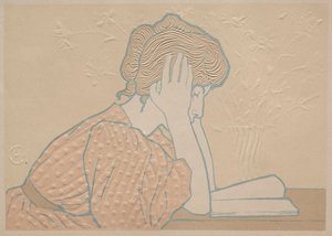 Junge Frau beim Lesen