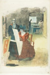 Umschlag für das Portfolio, Die Maler-Lithographen (Les Peintres Lithographes) von Alexandre Lunois