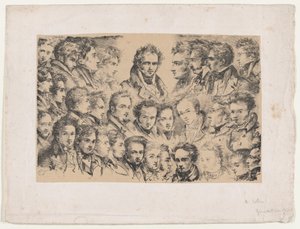 Girodet und seine Schüler, ca. 1817