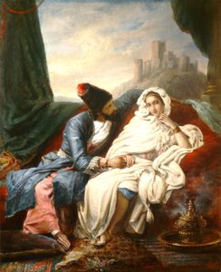 Orientalische Dame von Alexandre Marie Colin