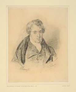 Porträt von Richard Parkes Bonington, ca. 1825-30 von Alexandre Marie Colin