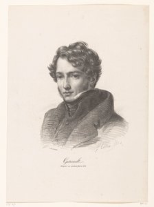 Porträt von Théodore Géricault von Alexandre Marie Colin