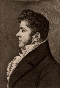 Stendhal, Pseudonym von Henri Marie Beyle (1783-1842) französischer Romanautor von Alexandre Marie Longuet