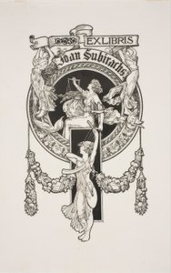 Buchplatte von Joan Subirachs