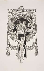 Exlibris von Joan Subirachs