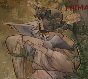 Detail von dekorativen Paneelen der vier Jahreszeiten: Frühling von Alexandre de Riquer