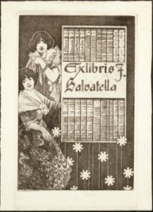 Ex-Libris F. Salvatella von Alexandre de Riquer