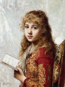 Kontemplation von Alexei Alexevich Harlamoff