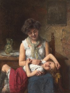 Launisches Mädchen, ca. 1900